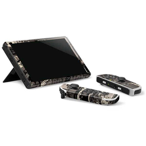 DC Comics Robin Vintage Action pose pattern Nintendo Switch OLED (2021) Skin